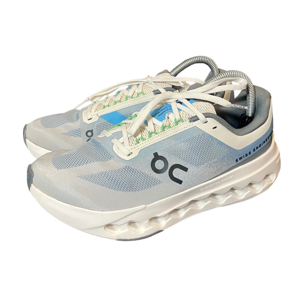 On Cloudsurfer Running Shoes Womens 9 Blue White CloudTec Phase 3WE30201025